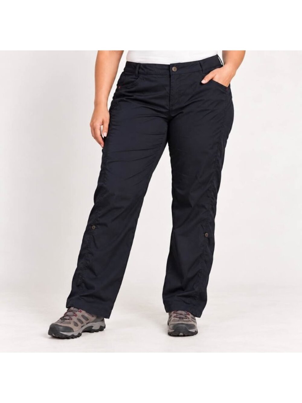 Cloudveil Women’s XL Stretch Hiking Pants Black Nylon Spandex Outdoor